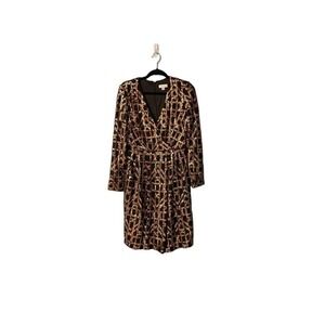 Calvin Klein Black‎ & Gold Sequin Cocktail Dress Size 6